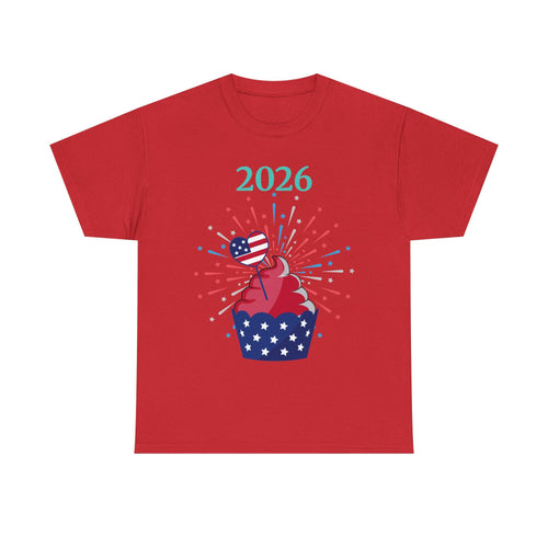 2026 Patriotic Cupcake Tee | Fourth of July Independence Day